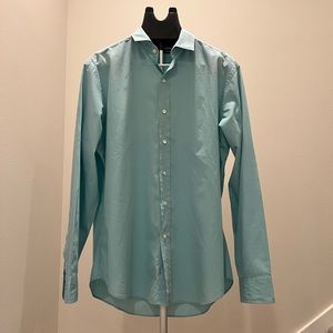 Ralph Lauren Long Sleeve Light Green Button Down Shirt Size XL
